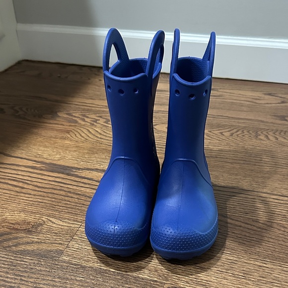 CROCS Other - CROCS Kids Blue Rain & Snow Boots